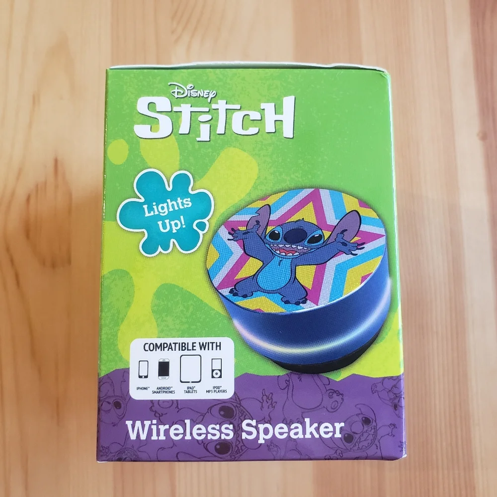 🌺HP!🌺 Disney's Stitch Light-Up Wireless Speaker 🎶 (NEW!) - Picture 5 of 9